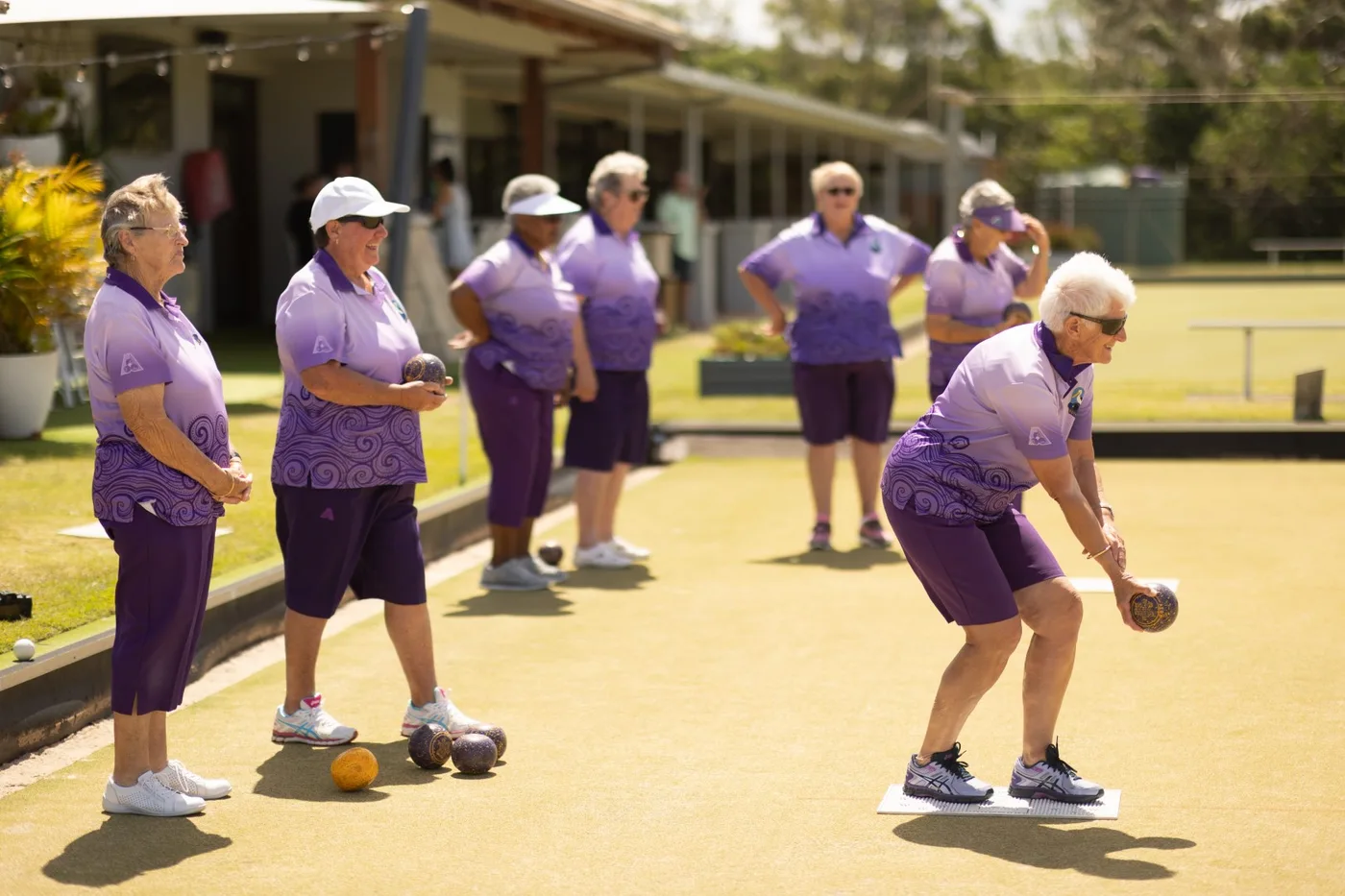 Bowlers and supporters gathered for the club championship finals