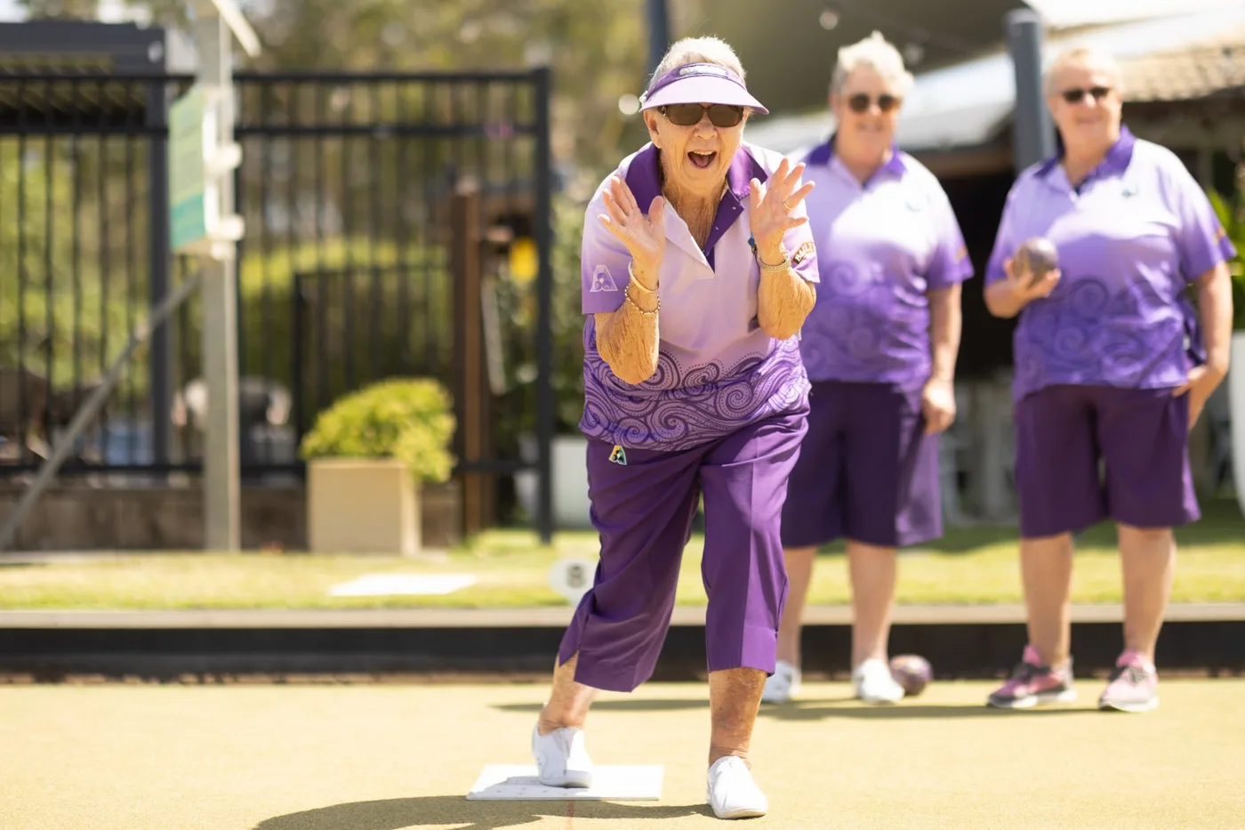 The greens busy with players during finals day